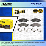 Load image into Gallery viewer, Textar 2563201 Front Brake Pads Set fits 1723410 1723538 2138027 AB312001AB