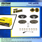 Load image into Gallery viewer, Textar 2616901 Front Brake Pads Set for VW fits 5WA698151Q 5WA698151P