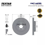 Load image into Gallery viewer, 2x Textar 92265725 348mm 2-Piece Vented Front Brake Discs