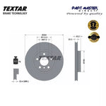 Load image into Gallery viewer, 2x Genuine OE Textar Vented Front Brake Discs 294mm 92273103 fits 34116866297