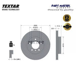 Load image into Gallery viewer, 2x Textar 92097205 Front Brake Discs Vented 300mm OE 1164539 34111164539 New