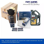 Load image into Gallery viewer, BOSCH AUDI A3 1.6 PETROL SERVICE KIT OIL FILTERS PLUGS 03-13 5L ENGINE OIL