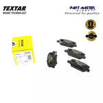 Load image into Gallery viewer, Textar 2568801 Rear Brake Pads Set fits 1609899680 1619790780 1620368680