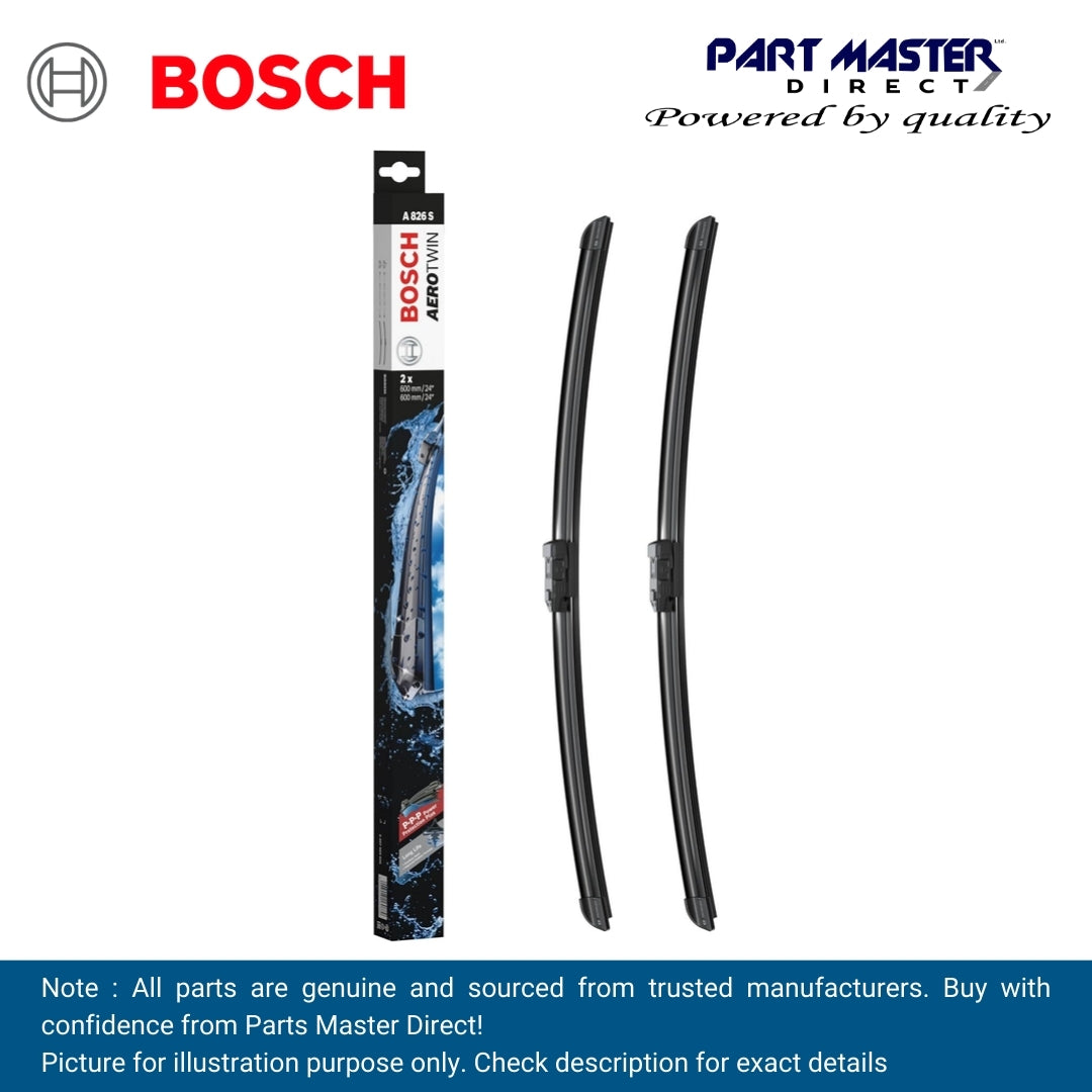 BOSCH AEROTWIN FLAT BLADE SET 600/600 A826S 3397009826
