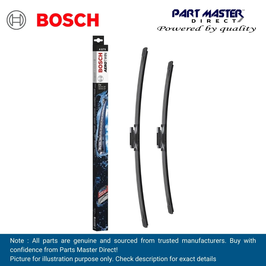 BOSCH AEROTWIN FLAT BLADE SET 650/550 A117S 3397007117