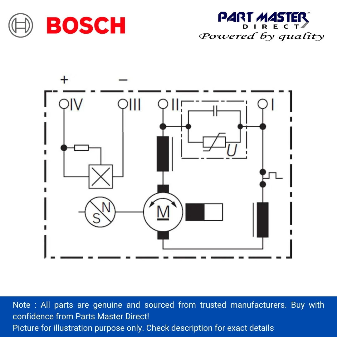 BOSCH WIPER MOTOR 0390201914