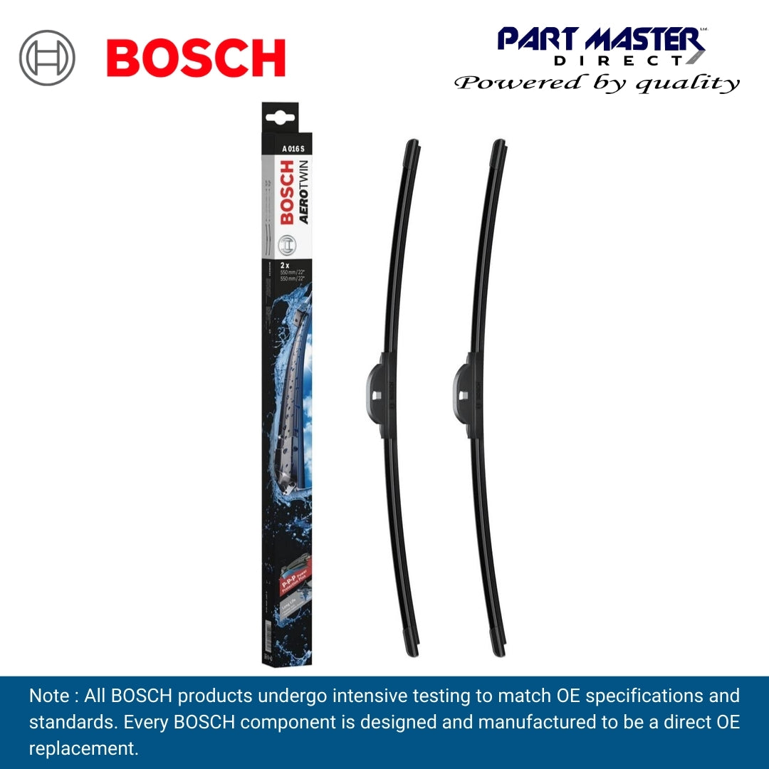 BOSCH AEROTWIN FLAT BLADE SET 550/550 A016S 3397009016