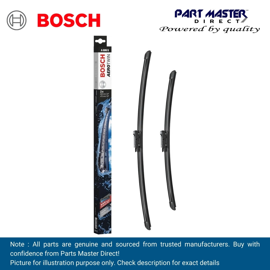 BOSCH AEROTWIN FLAT BLADE SET 600/475 A606S