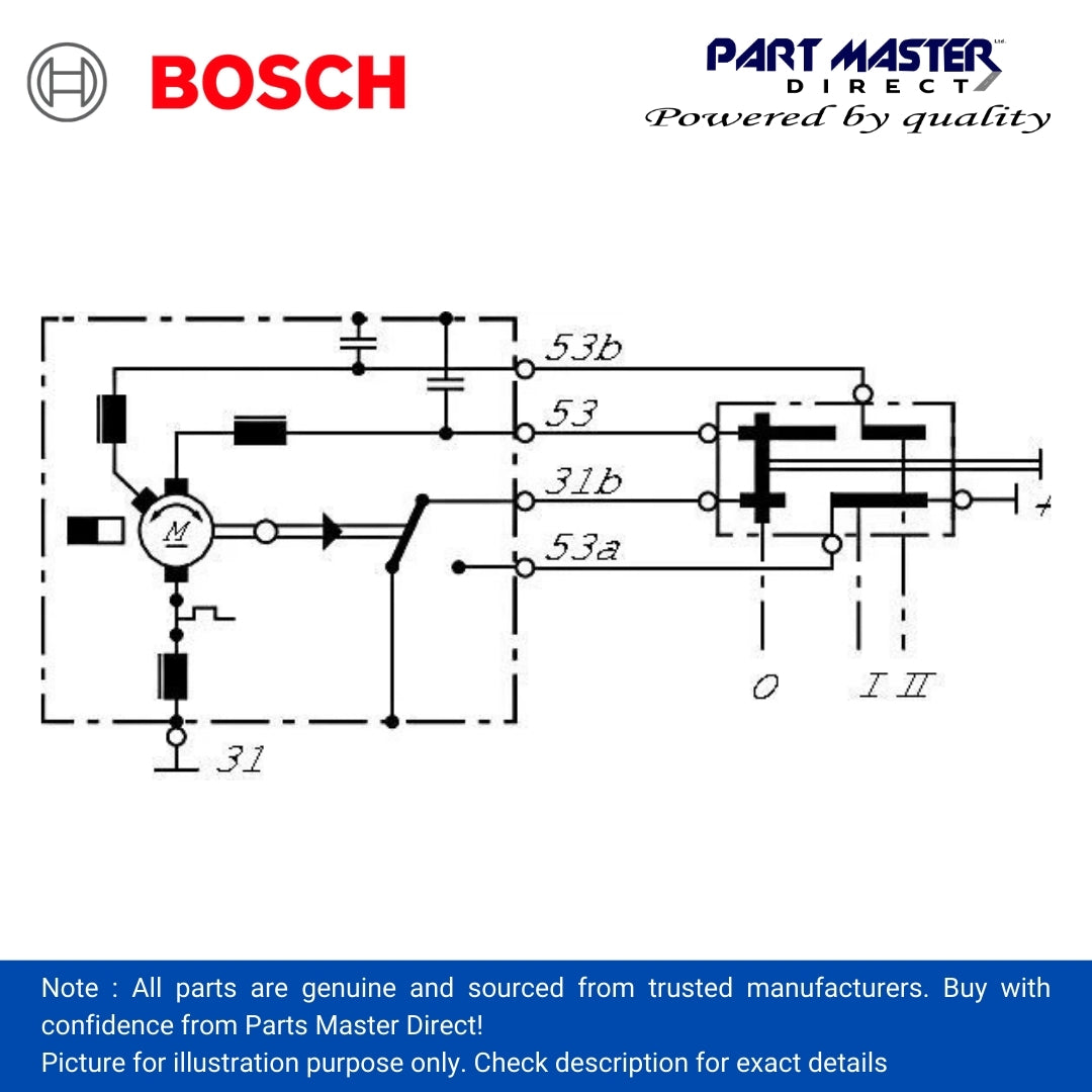 BOSCH WIPER MOTOR 0986337200