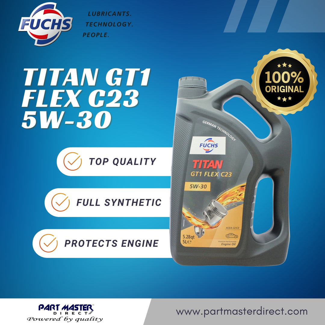 Fuchs TITAN GT1 FLEX C23 5W-30 Fully Synthetic Engine Oil 5L High Performance