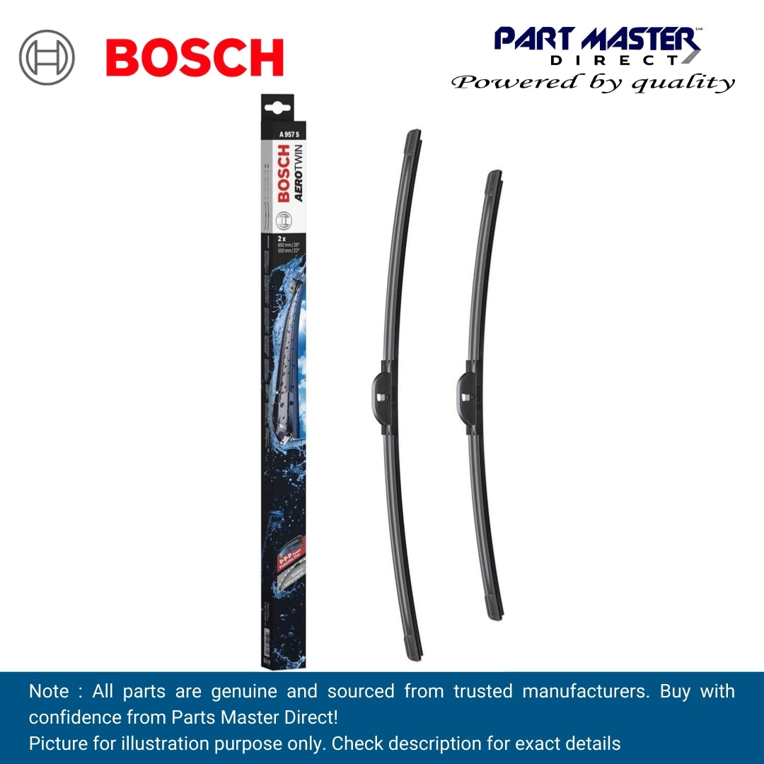 BOSCH AEROTWIN FLAT BLADE SET 650/550 A957S 3397118957