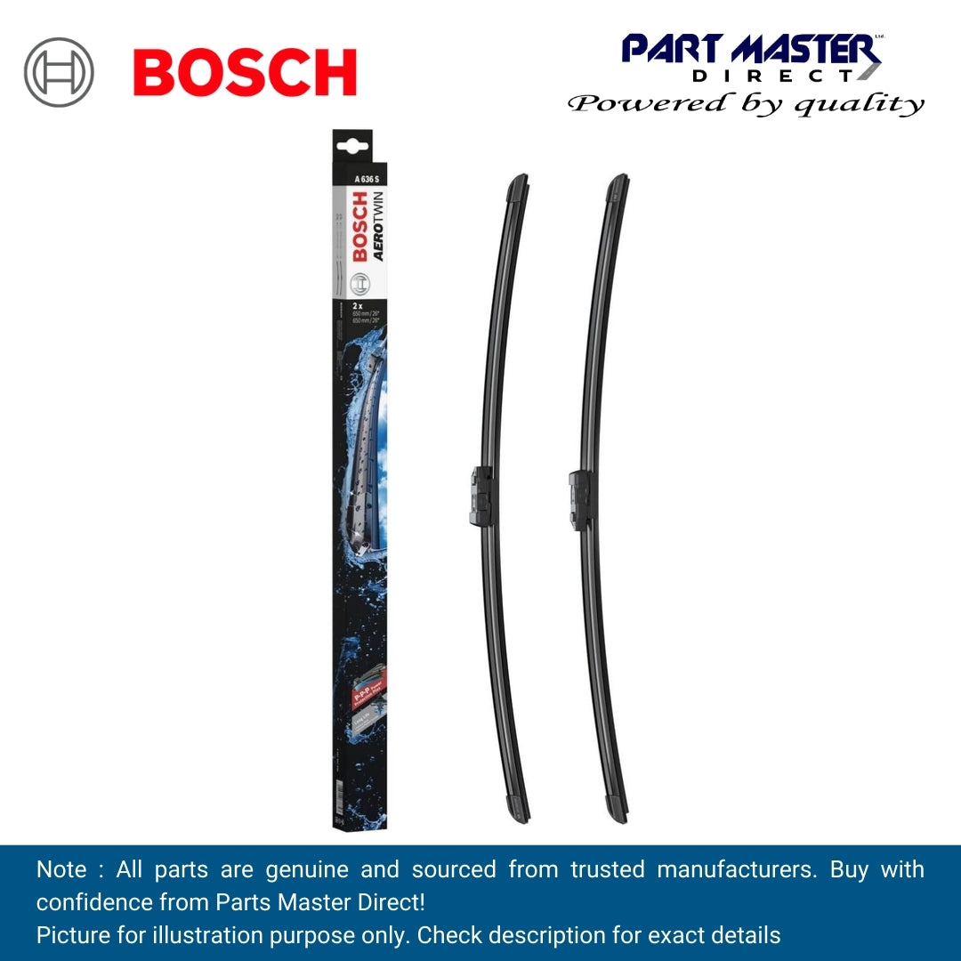 BOSCH AEROTWIN FLAT BLADE SET 650/650 A636S 3397007636