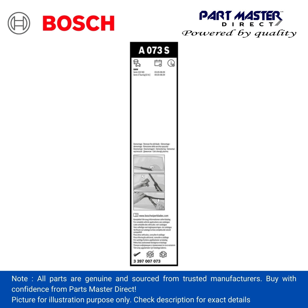 BOSCH AEROTWIN FLAT BLADE SET 600/475 A073S 3397007073