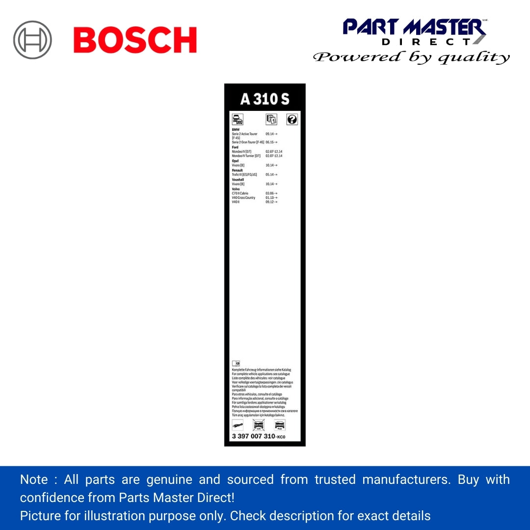 BOSCH AEROTWIN FLAT BLADE SET 650/475 A310S 3397007310