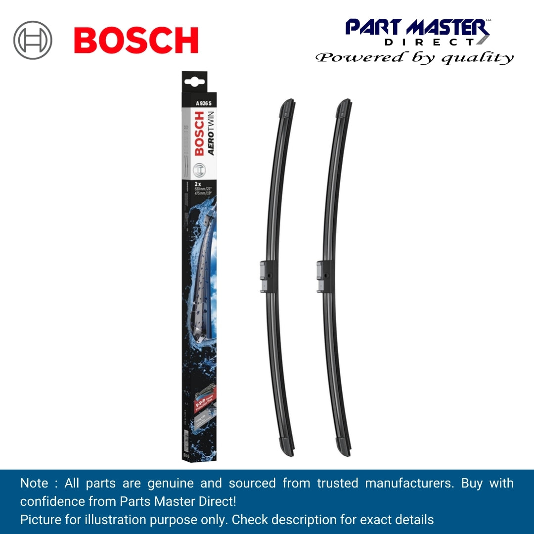 BOSCH AEROTWIN FLAT BLADE SET 530/475 A926S 3397118926