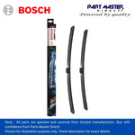 Load image into Gallery viewer, BOSCH AEROTWIN FLAT BLADE SET 600/550 A243S 3397014243
