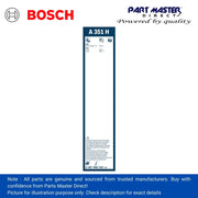BOSCH AEROTWIN FLAT BLADE REAR 350 A351H 3397008192
