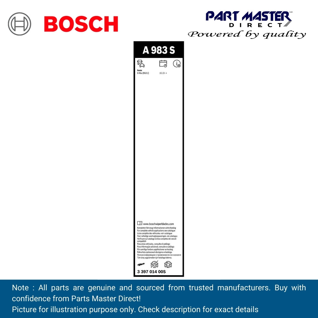 BOSCH AEROTWIN FLAT BLADE SET 575/400 A983S 339701400S