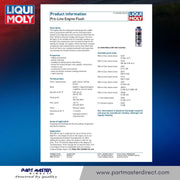 Liqui Moly Pro-Line Petrol and Diesel Engine Flush Additives 500ml 2427