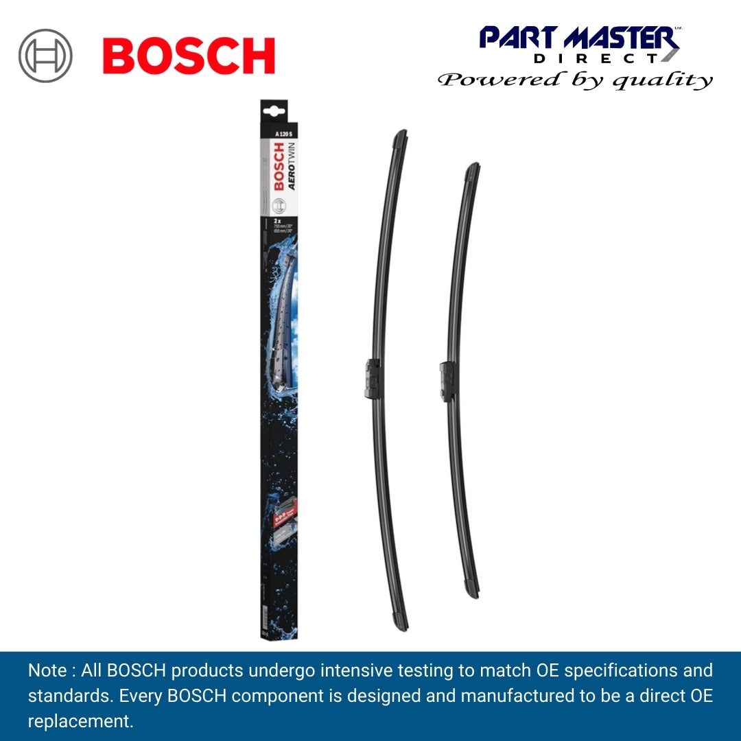 BOSCH AEROTWIN FLAT BLADE SET 750/650 A120S 3397007120