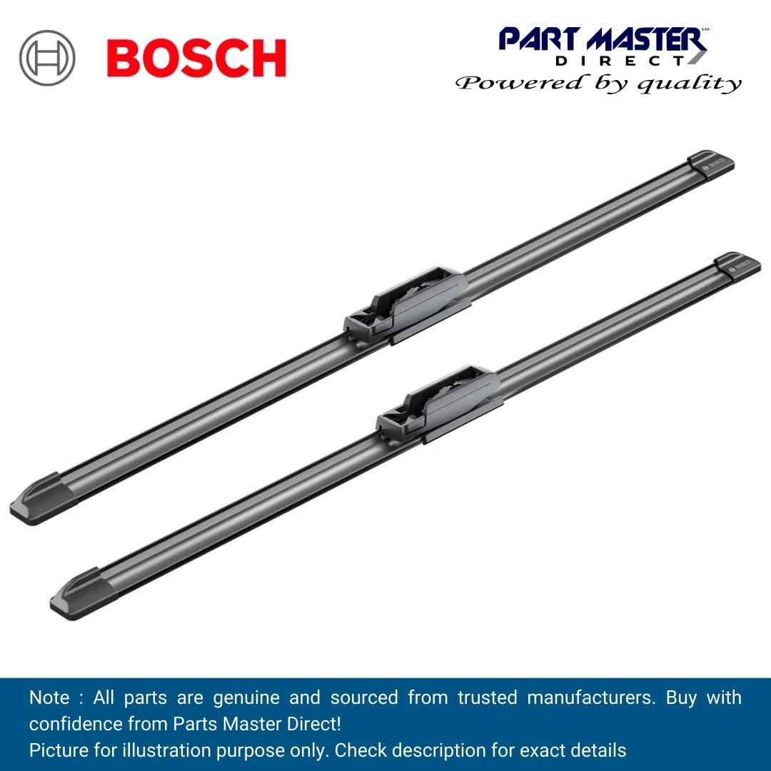 BOSCH AEROTWIN FLAT BLADE SET 555/555 A017S 3397009017