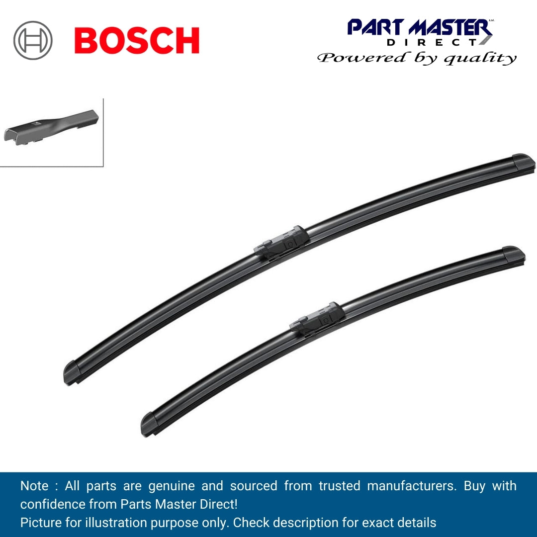 BOSCH AEROTWIN FLAT BLADE SET 530/575 A698S 3397007698