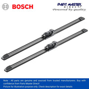 BOSCH AEROTWIN FLAT BLADE SET 500/500 A208S 3397009023