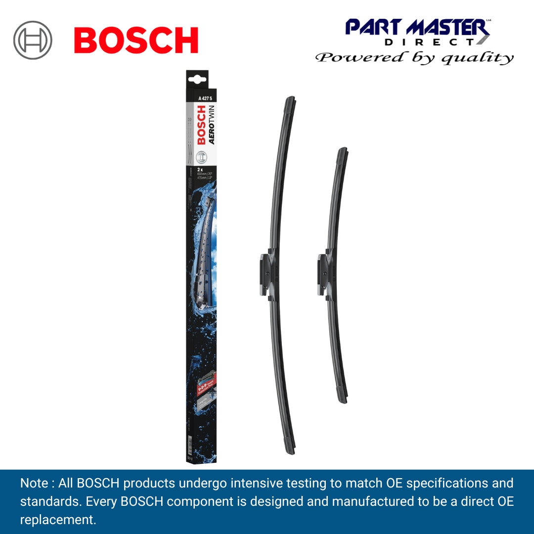 BOSCH AEROTWIN FLAT BLADE SET 650/475 A427S 3397007427