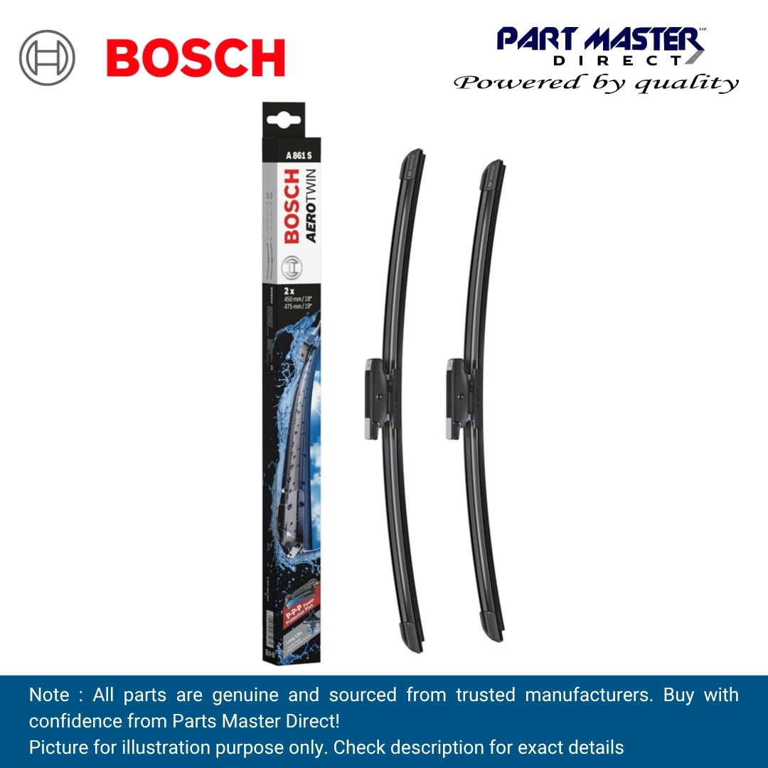 BOSCH AEROTWIN FLAT BLADE SET 450/475 A861S 3397007861