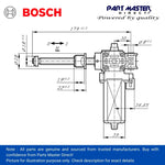 Load image into Gallery viewer, BOSCH WIPER MOTOR 0390203229
