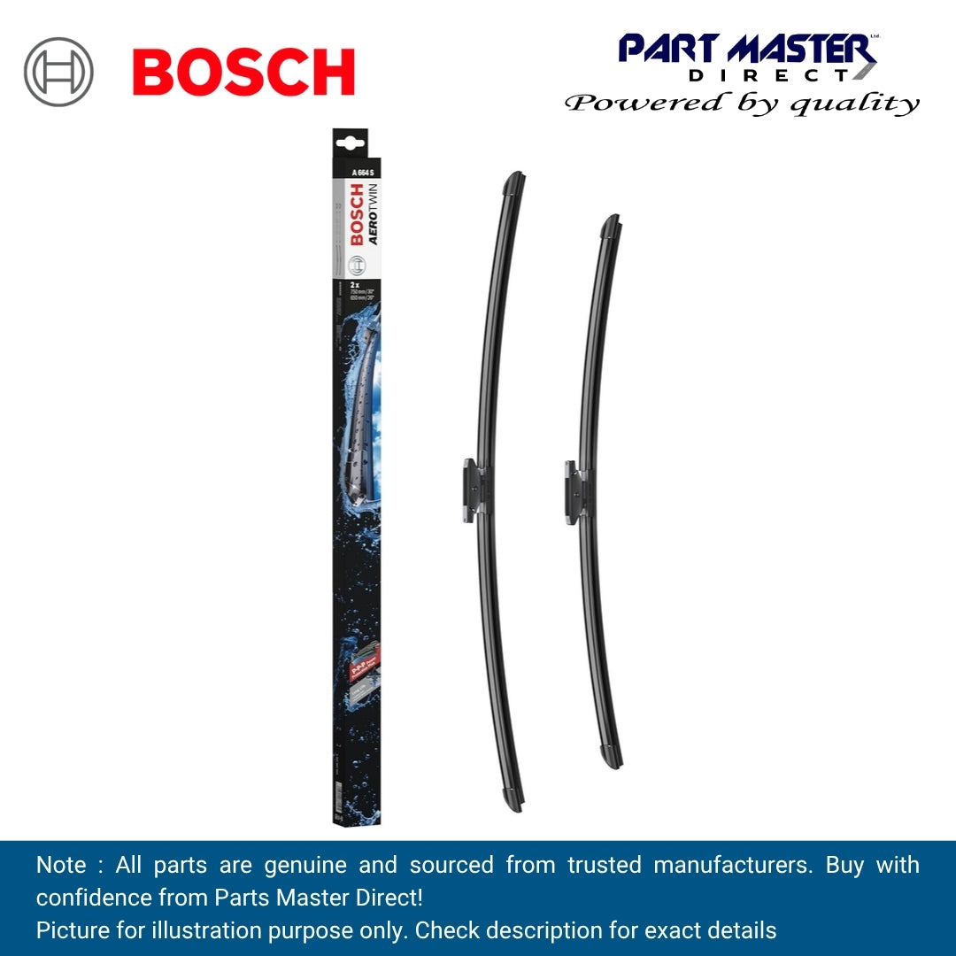 BOSCH AEROTWIN FLAT BLADE SET 750/650 A664S 3397007664