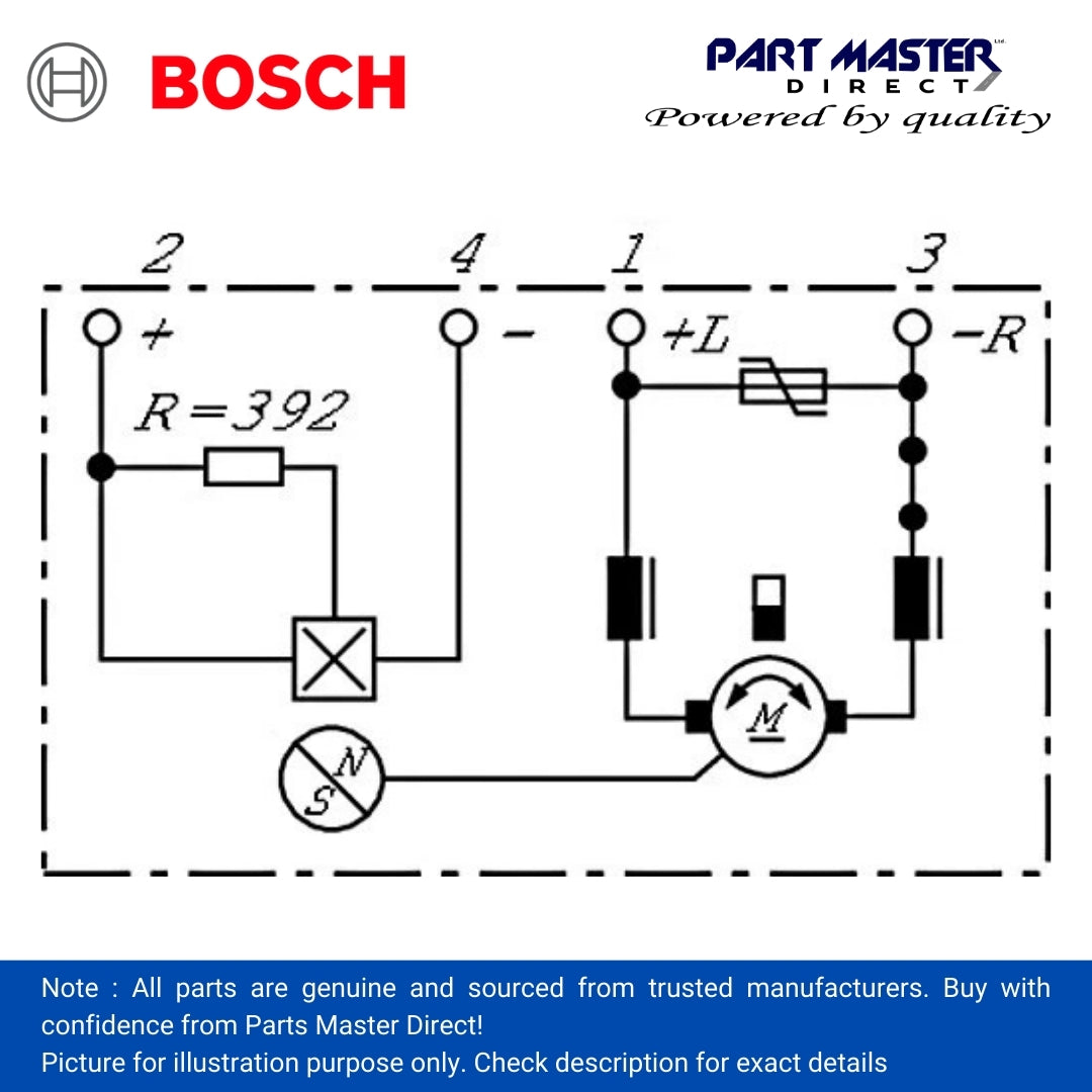 BOSCH WIPER MOTOR 0390203229