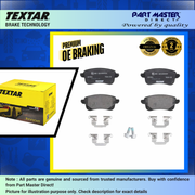 Textar 2210301 Rear Brake Pad Set OE Replacement MQ005265 440602652R