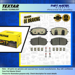 Load image into Gallery viewer, Textar 2294401 Front Brake Pads Set fits 0004201203 0004202205 Premium Quality
