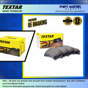 Textar 2920002 Front Brake Pad fits 0044206820 0044208220 0054205320 0084204720