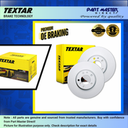 2x Textar 92051003 Front Brake Discs Vented 240mm Fits OE 1018277 1019604 New