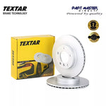 Load image into Gallery viewer, 2x Brake Discs Vented Front 307mm 92283603 Textar fits 34116799351
