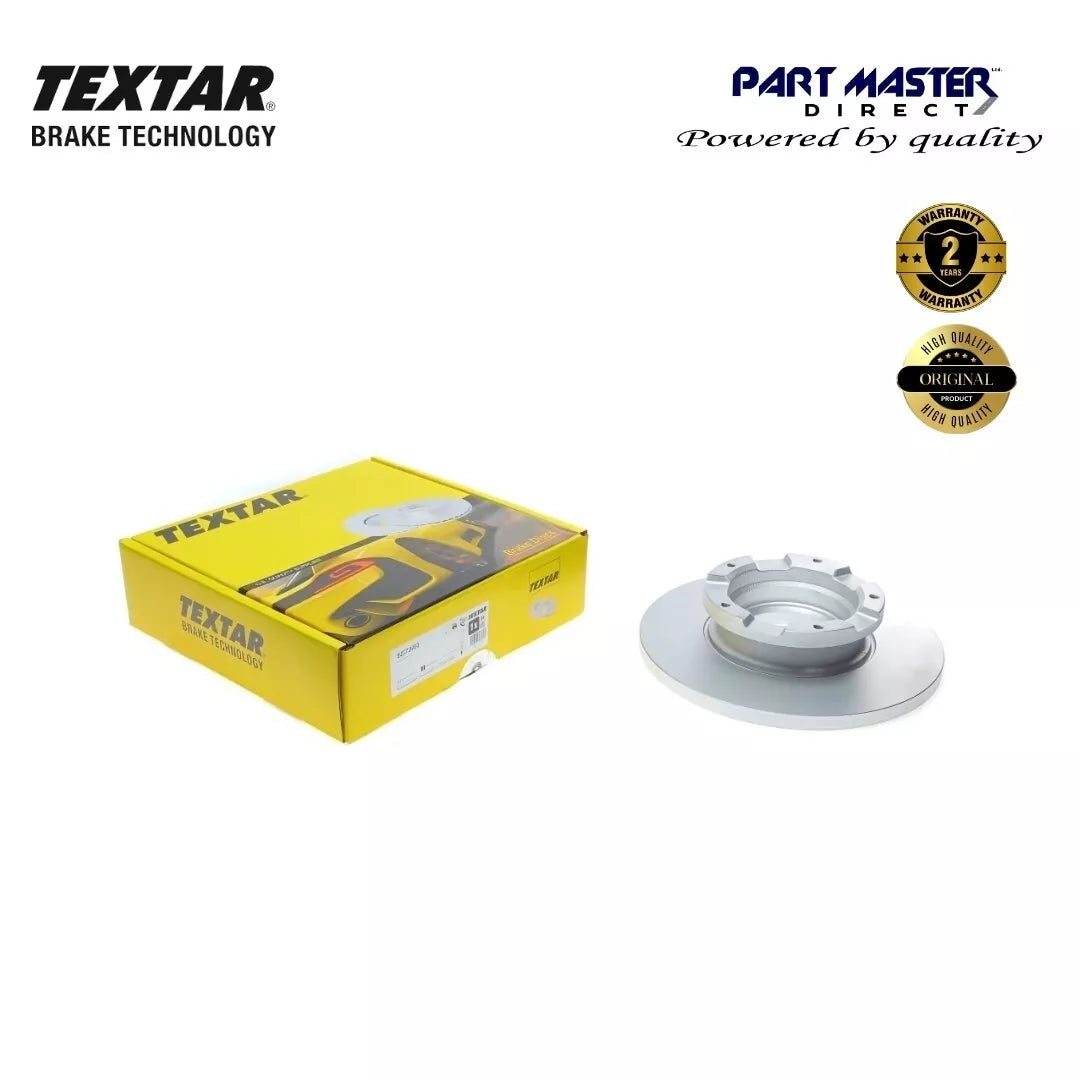 2x Rear Brake Discs 308mm Solid Genuine OE Textar 92273903 fits 1764282 1783910
