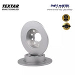 Load image into Gallery viewer, 2x Textar 92140803 Rear Brake Discs Solid 282mm Genuine OE Fits 1K0615601AD
