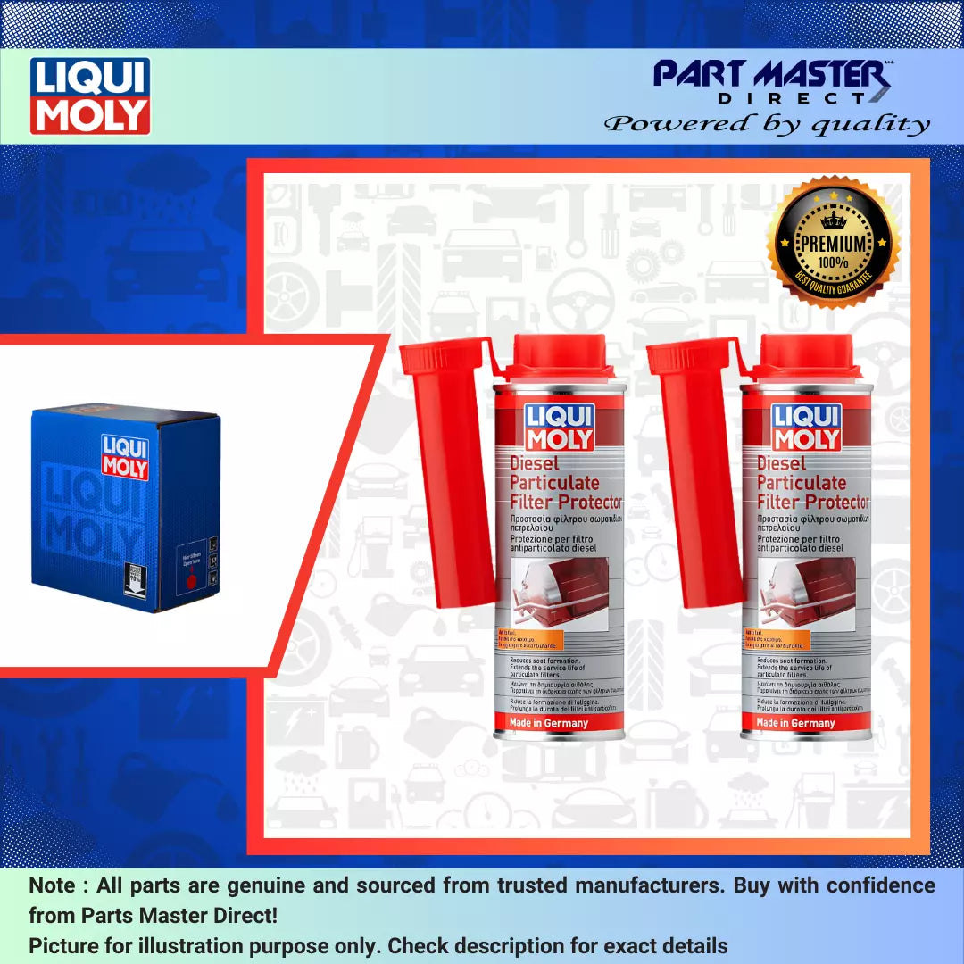 2x Liqui Moly 7180 Diesel Particulate Filter Protector DPF Cleaner 250ml