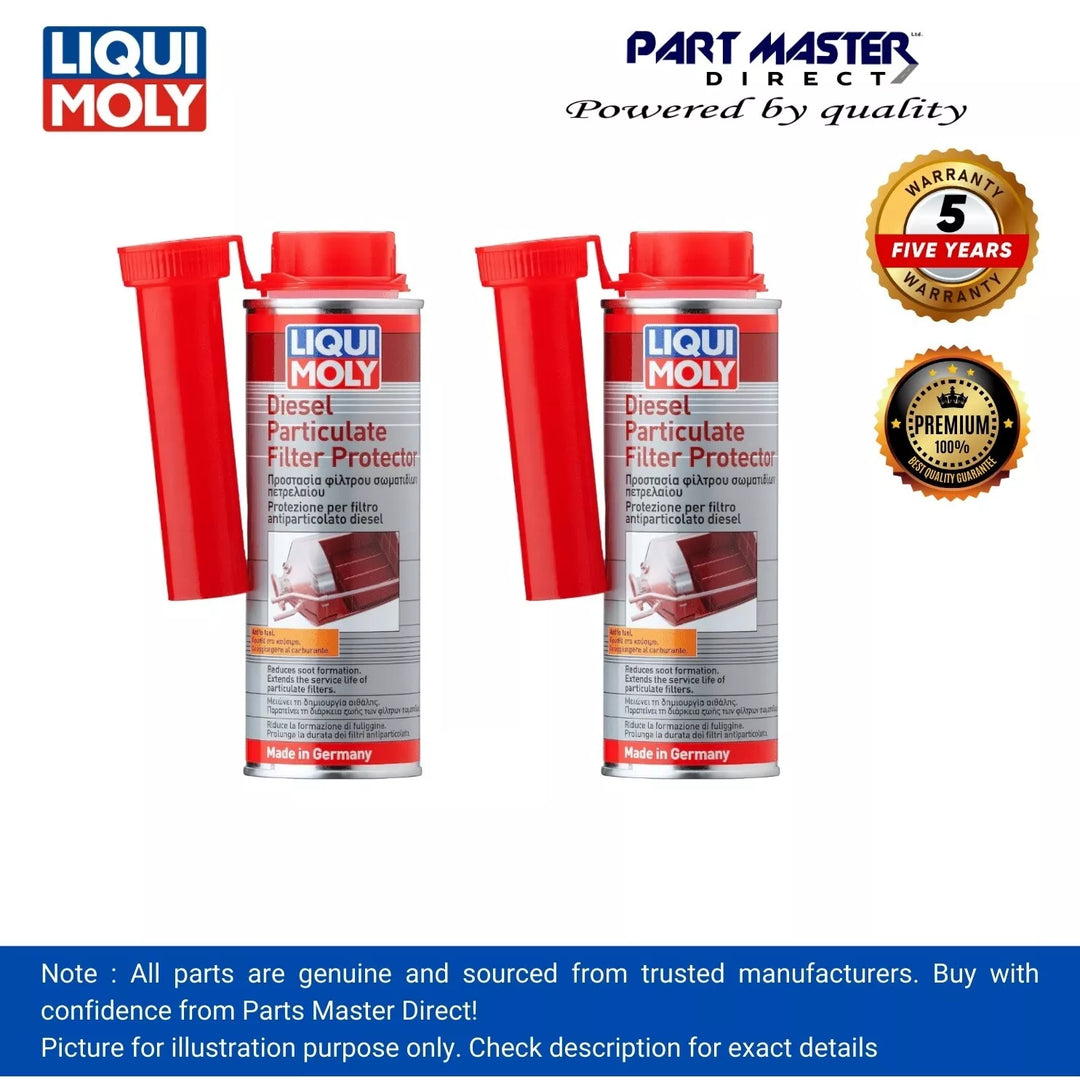 2x Liqui Moly 7180 Diesel Particulate Filter Protector DPF Cleaner 250ml