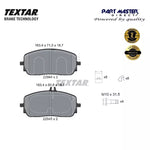 Load image into Gallery viewer, Textar 2294401 Front Brake Pads Set fits 0004201203 0004202205 Premium Quality
