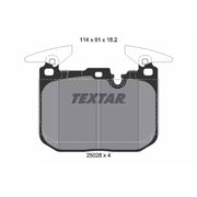 Textar 2502801 Front Brake Pads Set 2464195 34106799805 34106859067