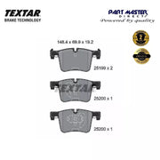 Textar 2519901 Front Brake Pads Set fits 2456867 2456868 2464194 34106799801