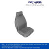 TOWN & COUNTRY Car Seat Cover - Fast Fit - Front Single - Grey (FFGRY) - Part Master Direct