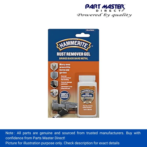 Hammerite Rust Remover Gel Blister - 100ml Safe Effective Rust Removal